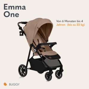 Lionelo Emma One bērnu ratiņi krāsa BEIGE SAND
