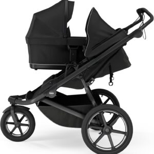 Thule Urban Glide 3 Double dvīņu sporta ratiņi ar magnētisku sprādzi krāsa Black