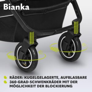 Lionelo BIANKA bērnu ratu komplekts 3in1 krāsa BLACK ONYX