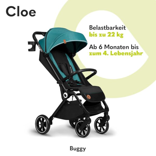 Ratini.lv | Cloe bērnu ratiņi krāsa GREEN EMERALD bilde #15