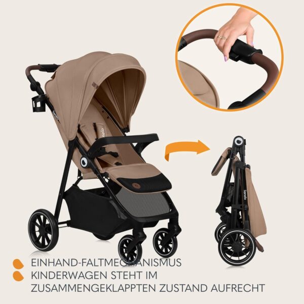Ratini.lv | Emma One bērnu ratiņi krāsa BEIGE SAND bilde #29