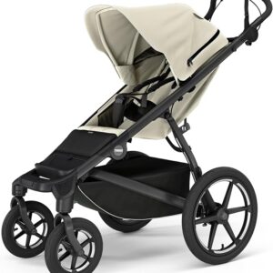 Thule Urban Glide 4 bērnu sporta ratiņi ar magnētisku sprādzi krāsa Soft Beige