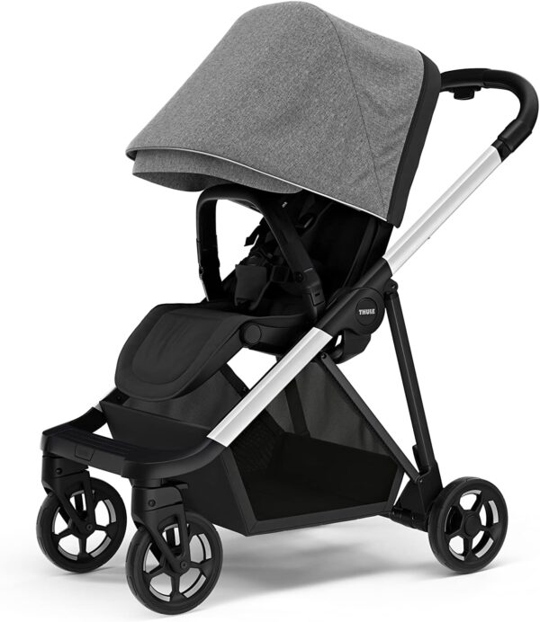 Ratini.lv | Shine bērnu ratiņi krāsa Grey Melange on Aluminium bilde #1