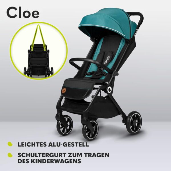 Ratini.lv | Cloe bērnu ratiņi krāsa GREEN EMERALD bilde #17