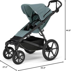Thule Urban Glide 4 bērnu sporta ratiņi ar magnētisku sprādzi krāsa Mid Blue
