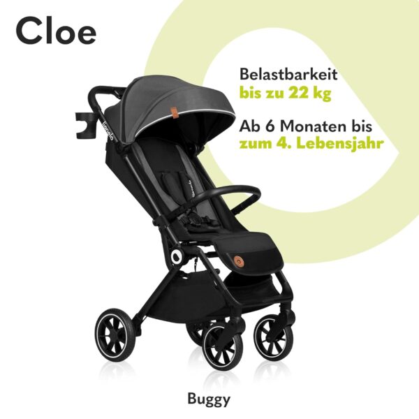 Ratini.lv | Cloe bērnu ratiņi krāsa GREY STONE bilde #15