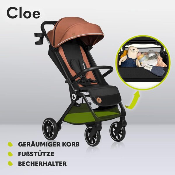 Ratini.lv | Cloe bērnu ratiņi krāsa BROWN RUST bilde #27