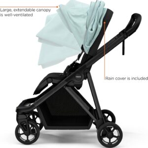 Thule Shine bērnu ratiņi krāsa Alaska Blue on Black