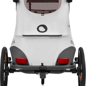 Lionelo Cama velosipēdu piekabe ar ratiņu funkciju 2-in-1 krāsa GREY STONE
