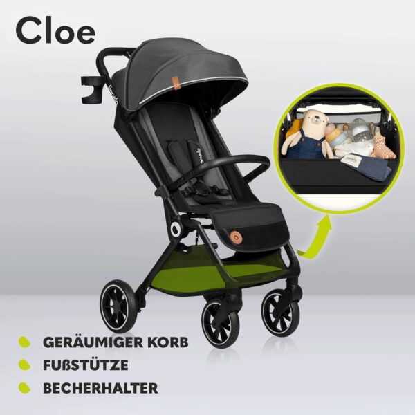 Ratini.lv | Cloe bērnu ratiņi krāsa GREY STONE bilde #27