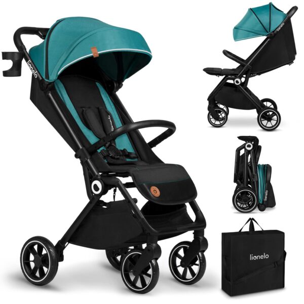 Ratini.lv | Cloe bērnu ratiņi krāsa GREEN EMERALD bilde #13
