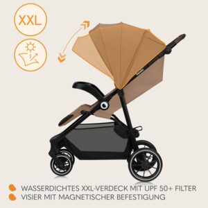 Lionelo Emma One bērnu ratiņi krāsa BEIGE SAND