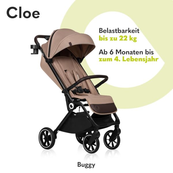Ratini.lv | Cloe bērnu ratiņi krāsa BEIGE SAND bilde #25