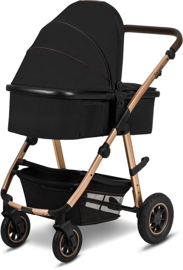 Ratini.lv | AMBER 2IN1 bērnu ratu komplekts krāsa BLACK ONYX bilde #5