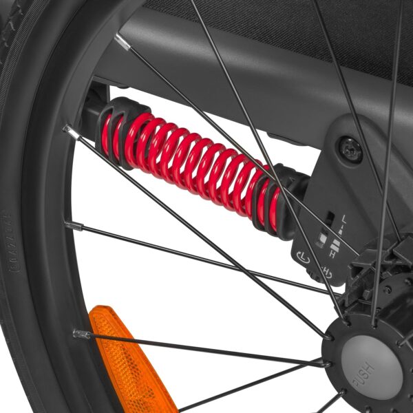 Ratini.lv | Cama velosipēdu piekabe ar ratiņu funkciju 2-in-1 krāsa GREY STONE bilde #19