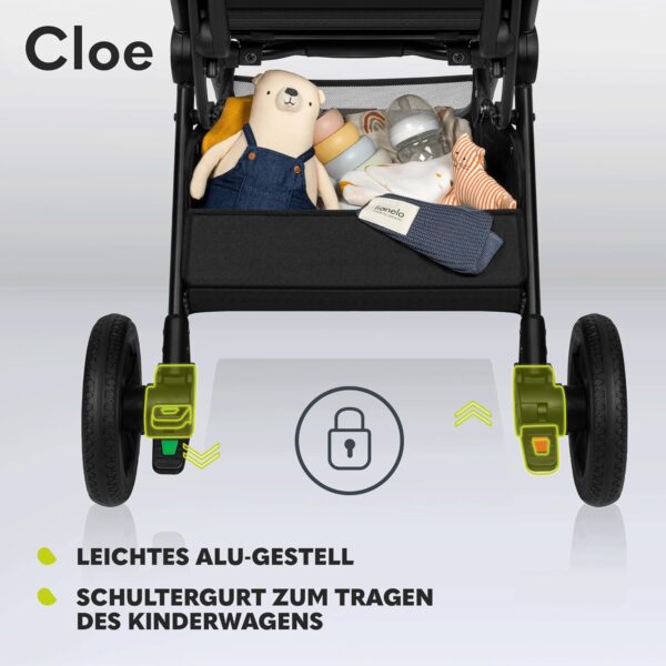 Ratini.lv | Cloe bērnu ratiņi krāsa GREY STONE bilde #29
