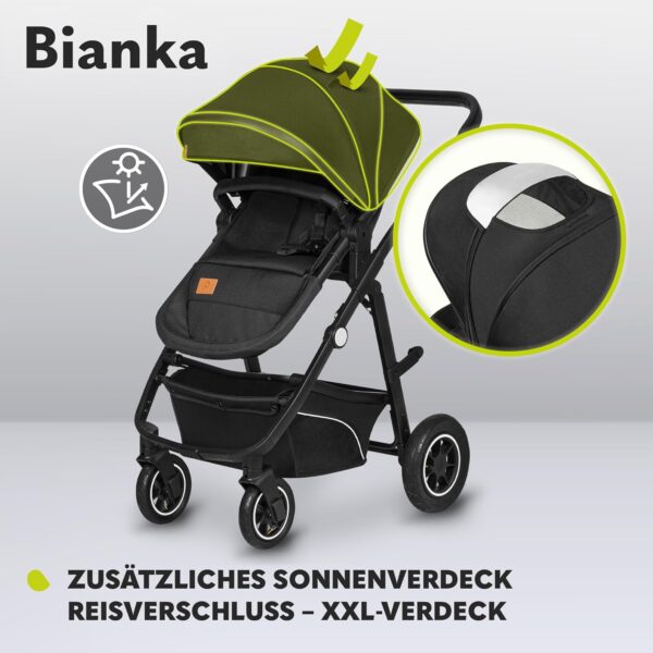 Ratini.lv | BIANKA 3IN1 bērnu ratiņi krāsa BLACK ONYX bilde #49
