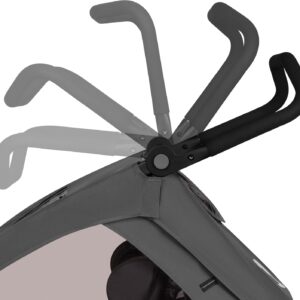 Lionelo Cama velosipēdu piekabe ar ratiņu funkciju 2-in-1 krāsa GREY GRAPHITE