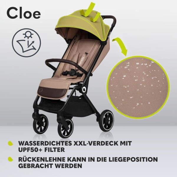 Ratini.lv | Cloe bērnu ratiņi krāsa BEIGE SAND bilde #33