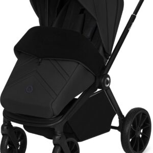 Lionelo Mika Plus bērnu ratiņi krāsa BLACK ONYX