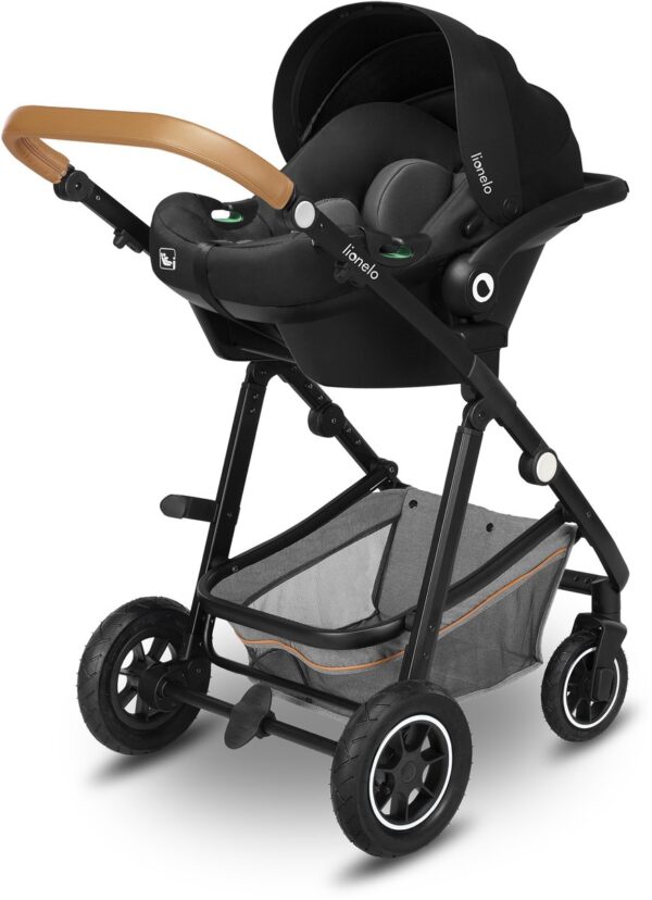 Ratini.lv | LO-AMBER 3IN1 bērnu ratiņi krāsa BLACK ONYX bilde #17