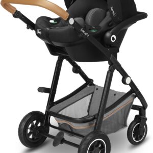 Lionelo AMBER 3IN1 bērnu ratu komplekts krāsa BEIGE SAND