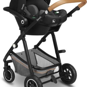 Lionelo AMBER 3IN1 bērnu ratu komplekts krāsa BEIGE SAND