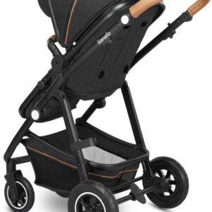 Lionelo AMBER 3IN1 bērnu ratu komplekts krāsa GREY GRAPHITE