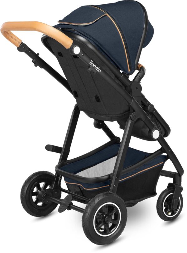 Ratini.lv | LO-AMBER 3IN1 bērnu ratiņi krāsa BLUE NAVY bilde #9