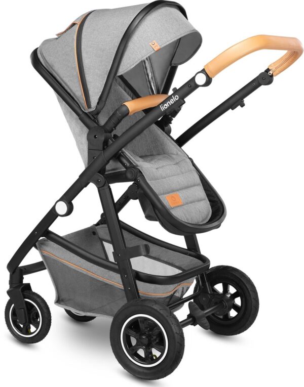Ratini.lv | Multifunctionali bērnu ratiņi LO-AMBER 2IN1 krāsa GREY STONE bilde #3
