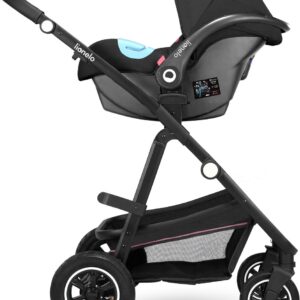Lionelo AMBER 3IN1 bērnu ratu komplekts