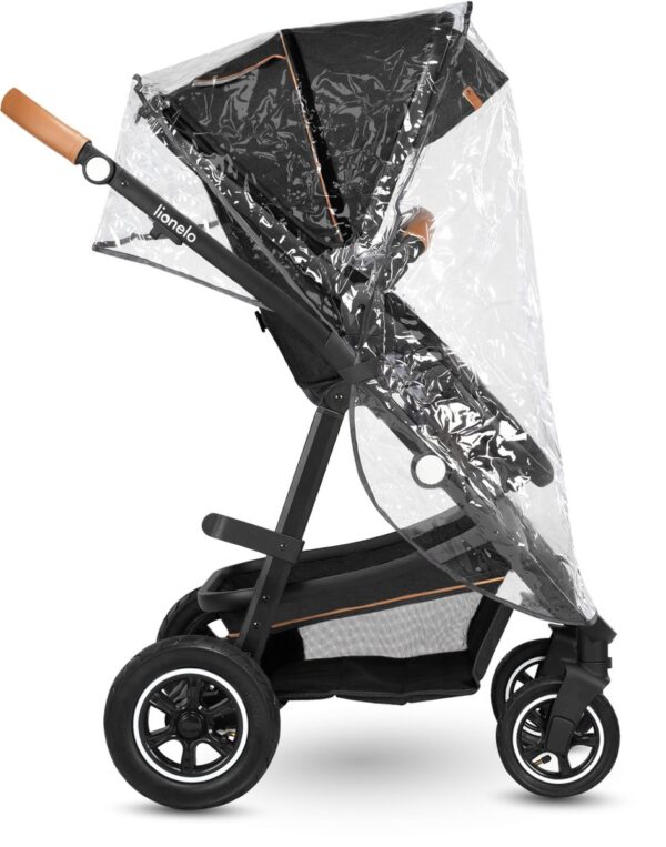 Ratini.lv | AMBER 2IN1 bērnu ratiņi krāsa BLACK ONYX bilde #9