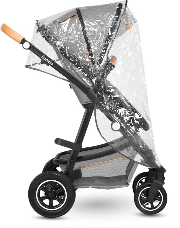 Ratini.lv | Multifunctionali bērnu ratiņi LO-AMBER 2IN1 krāsa GREY STONE bilde #9