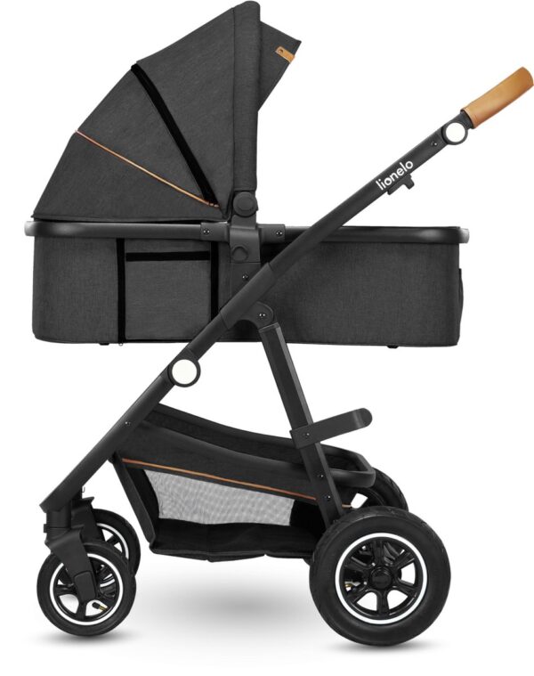 Ratini.lv | AMBER 3IN1 bērnu ratiņi krāsa GREY GRAPHITE bilde #5