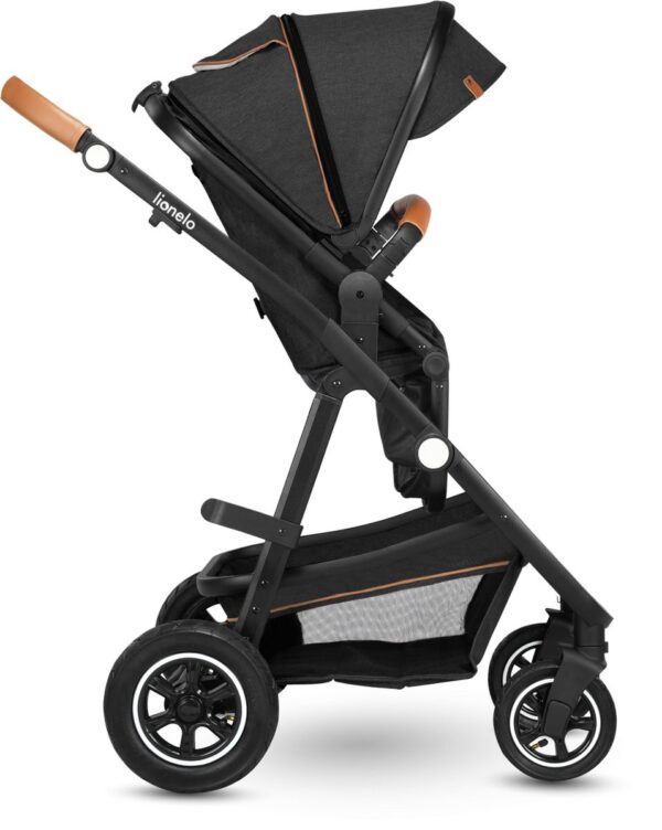 Ratini.lv | AMBER 3IN1 bērnu ratiņi krāsa GREY GRAPHITE bilde #19