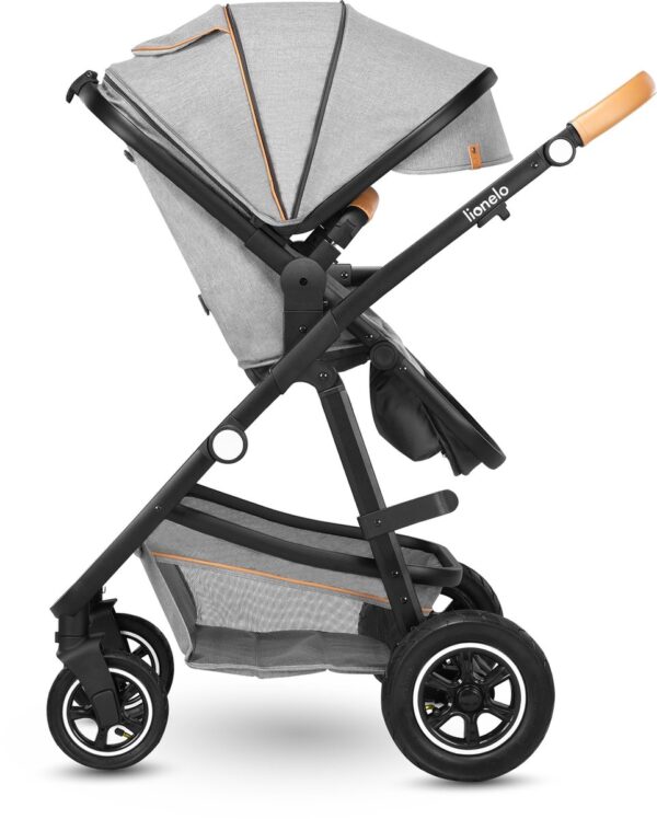 Ratini.lv | LO-AMBER 3IN1 bērnu ratiņi krāsa GREY STONE bilde #5