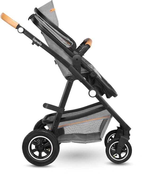 Ratini.lv | LO-AMBER 3IN1 bērnu ratiņi krāsa GREY STONE bilde #9
