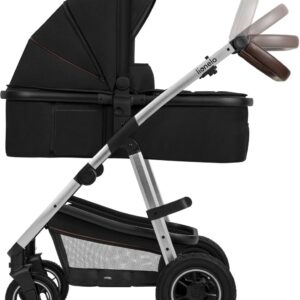 Lionelo AMBER 2IN1 bērnu ratu komplekts krāsa BLACK SILVER