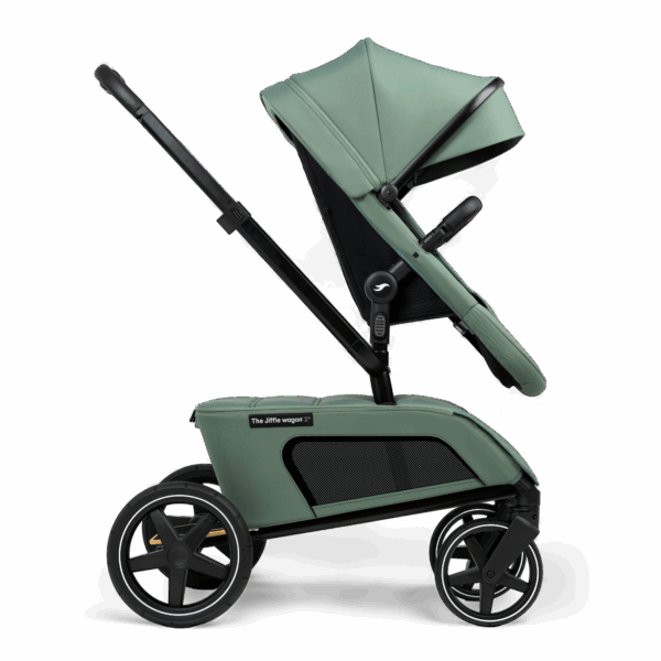 Ratini.lv | Wagon 2+ bērnu rati 6in1 krāsa Pine bilde #9