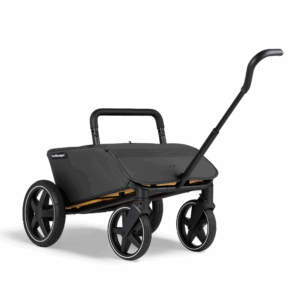The Jiffle Wagon 2 bērnu rati 6in1 krāsa Black