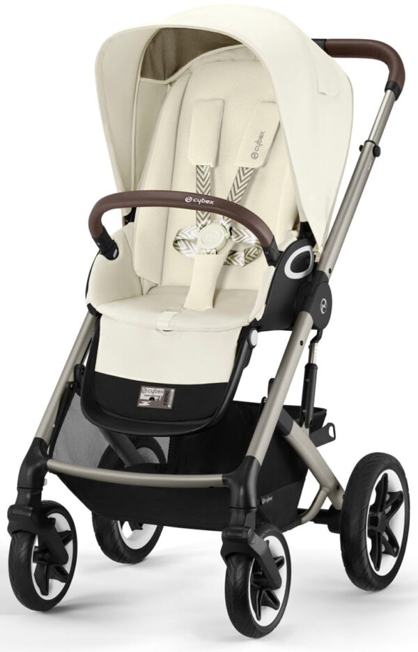 Ratini.lv | Talos S LUX bērnu ratiņi krāsa Seashell Beige bilde #9