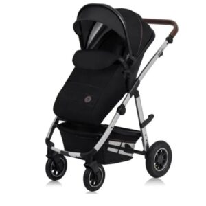 Lionelo AMBER 3IN1 bērnu ratu komplekts krāsa BLACK SILVER