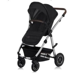 Lionelo AMBER 3IN1 bērnu ratu komplekts krāsa BLACK SILVER