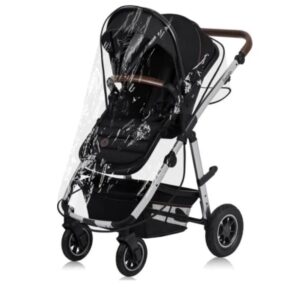 Lionelo AMBER 3IN1 bērnu ratu komplekts krāsa BLACK SILVER