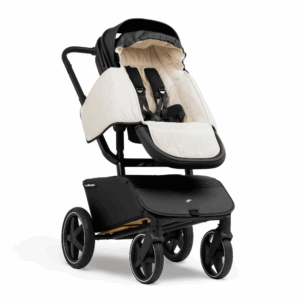 The Jiffle Wagon 2 bērnu rati 6in1 krāsa Black