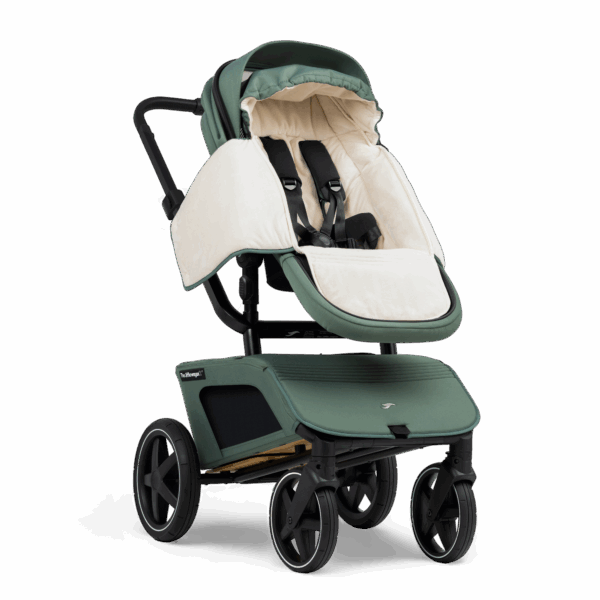 Ratini.lv | Wagon 2+ bērnu rati 6in1 krāsa Pine bilde #29