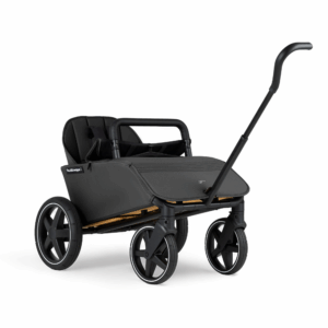 The Jiffle Wagon 2 bērnu rati 6in1 krāsa Black