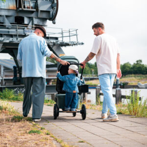 The Jiffle Wagon 2+ bērnu rati 6in1