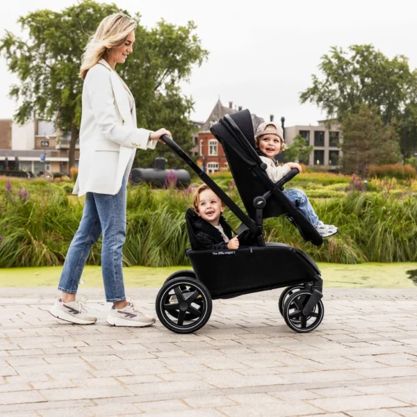 Ratini.lv | Wagon 2 bērnu rati 6in1 krāsa Black bilde #47
