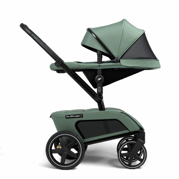 Ratini.lv | Wagon 2+ bērnu rati 6in1 krāsa Pine bilde #41